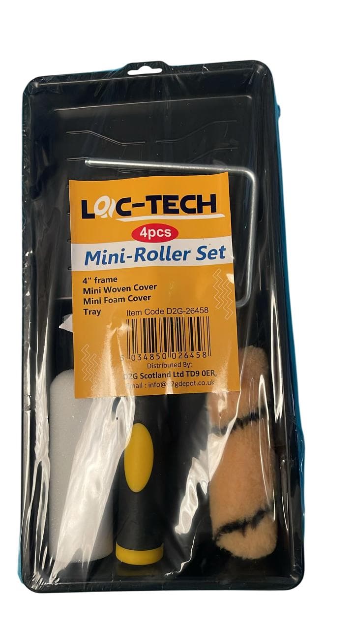 Loc-Tech 4" Frame Mini -Roller Set 4Pcs