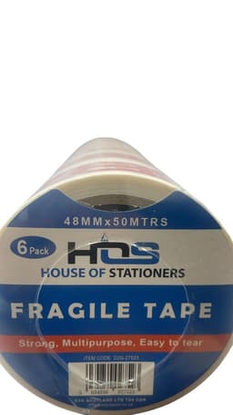 HOS 48mmX50mtr Fragile Tape (6pc) 2