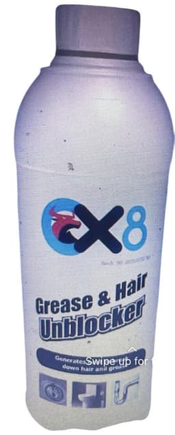 OX8 Grease & Hair Unblocker 1 Ltr 2