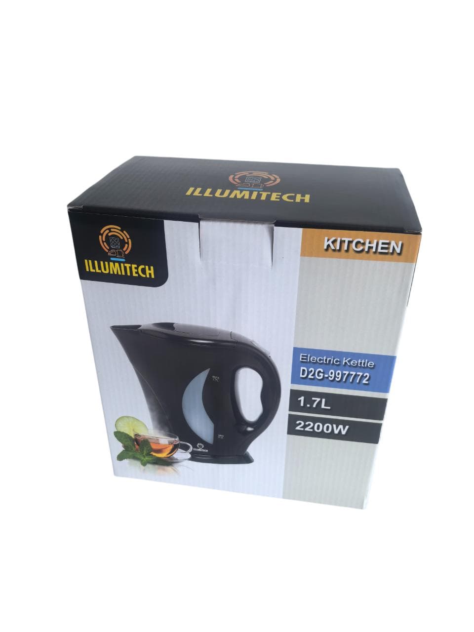 Illumitech 1.7 LT. 2200 Black Kettle