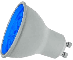 Illumitech LED Bulb GU10 lens cover 5W BLUE