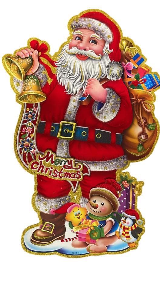 Christmas Santa Window Sticker