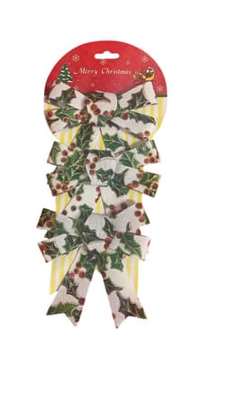 Christmas 10*12cm Bow 3Pc/Set 2