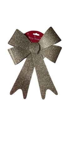 Christmas 20*25cm Bow(Gold) 2