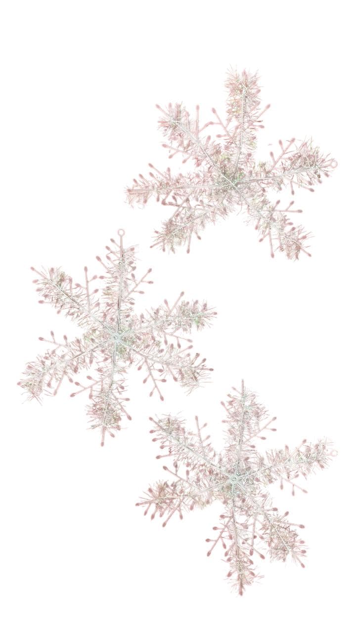 Christmas 22cm Snowflake 3/S