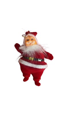 Christmas 6" Flocking Santa 2