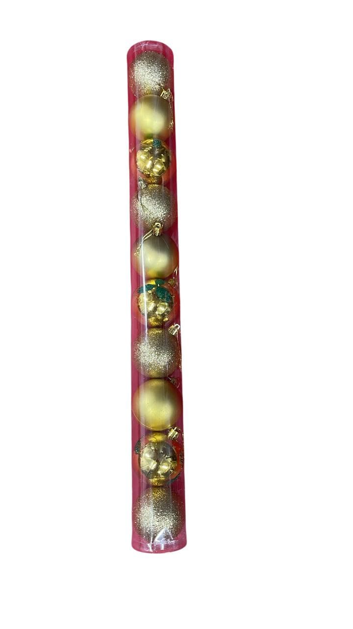 Christmas Baubles 10Pcs/Set-Gold