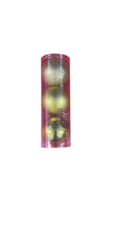 Christmas Baubles 3Pcs/Set-Gold 2