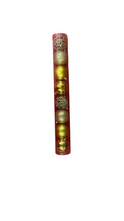 Christmas Baubles 8Pcs/Set-Gold 2