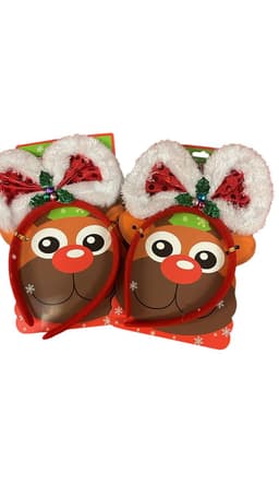 Christmas Bow Tie Headband 2