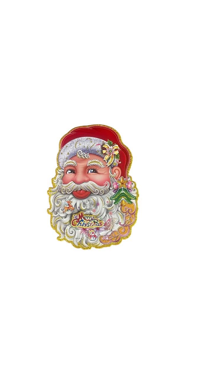 Christmas Santa Window Sticker 25x20cm apx.