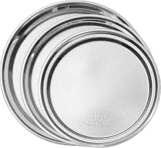 D2G 50cm Round Steel Tray 2