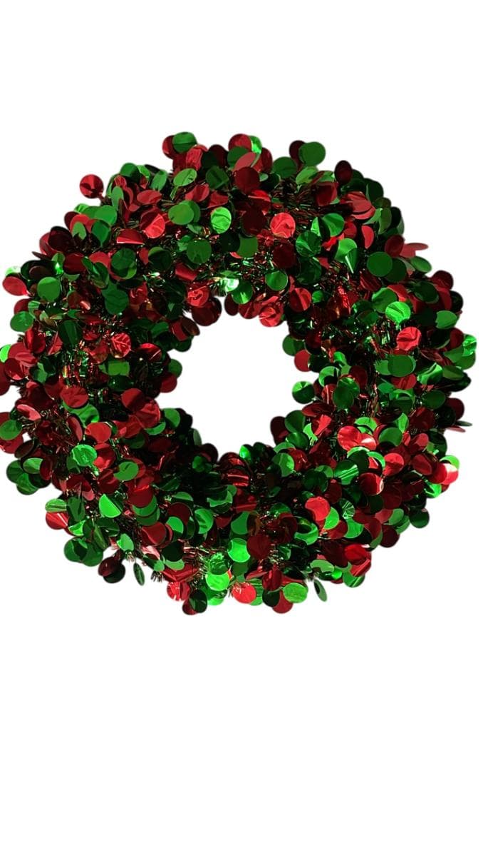 Christmas Wreath 45cm Red+Green