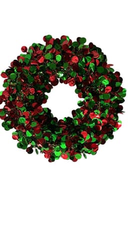 Christmas Wreath 45cm Red+Green 2