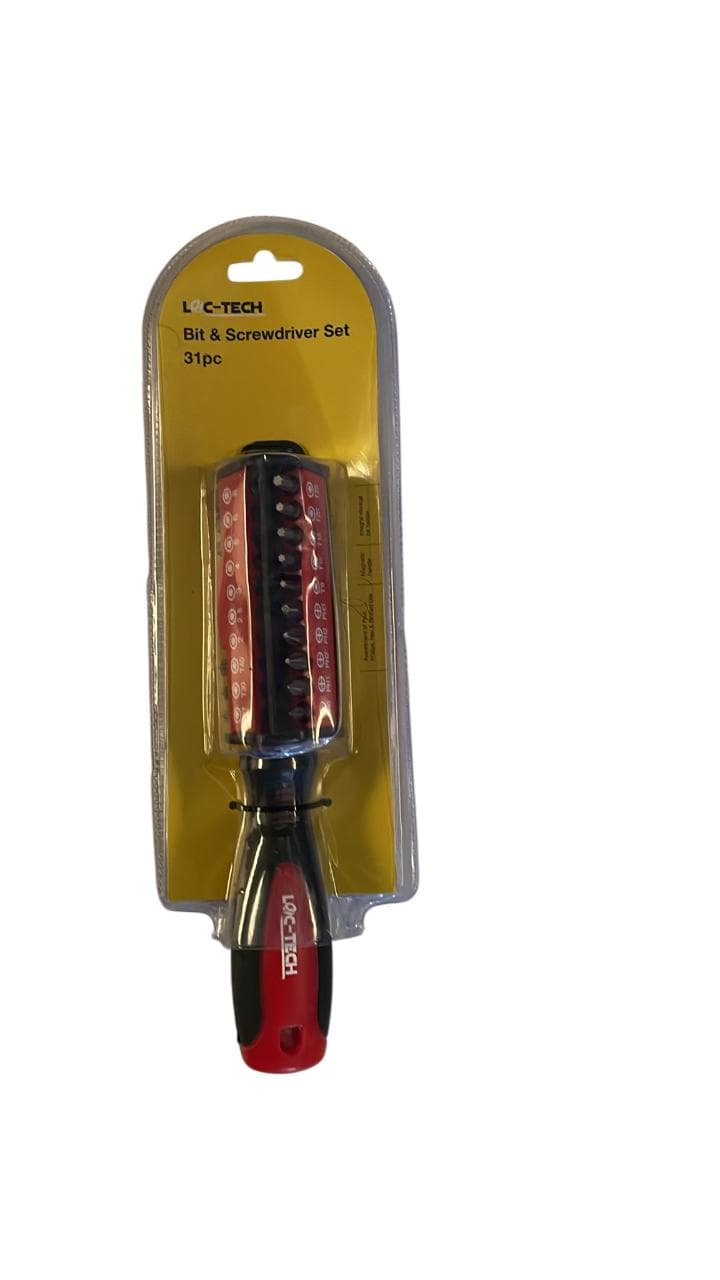 Loc-tech 31pc Bit & Screwdriver set