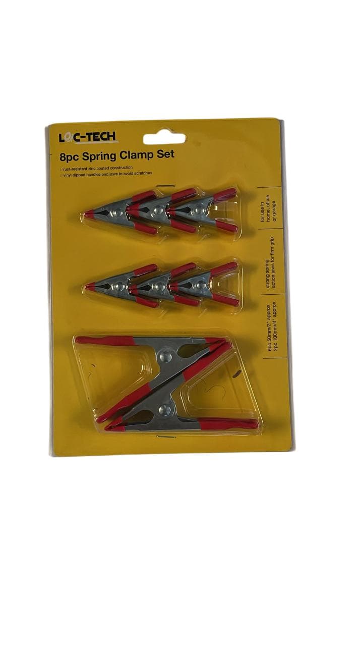 Loc-tech 8pc Spring Clamp Set