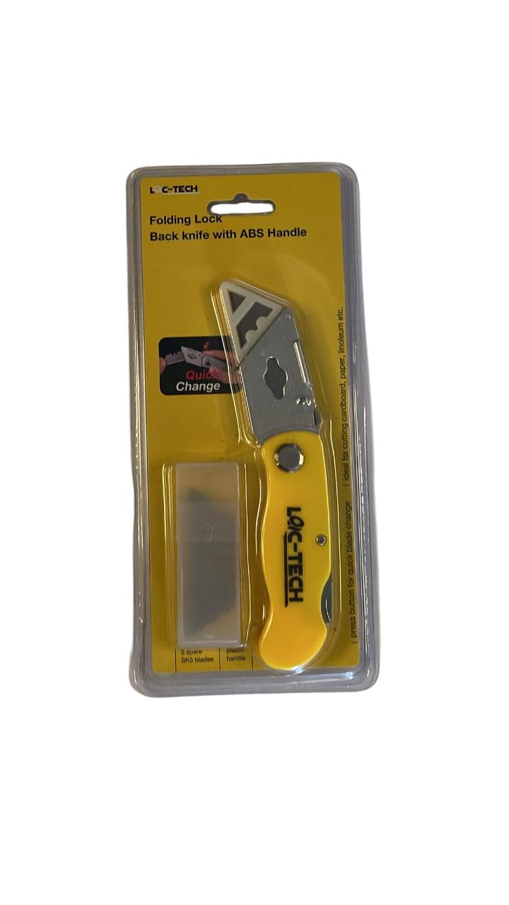 Loc-tech Folding Lock Back Knife with ABS Handle
