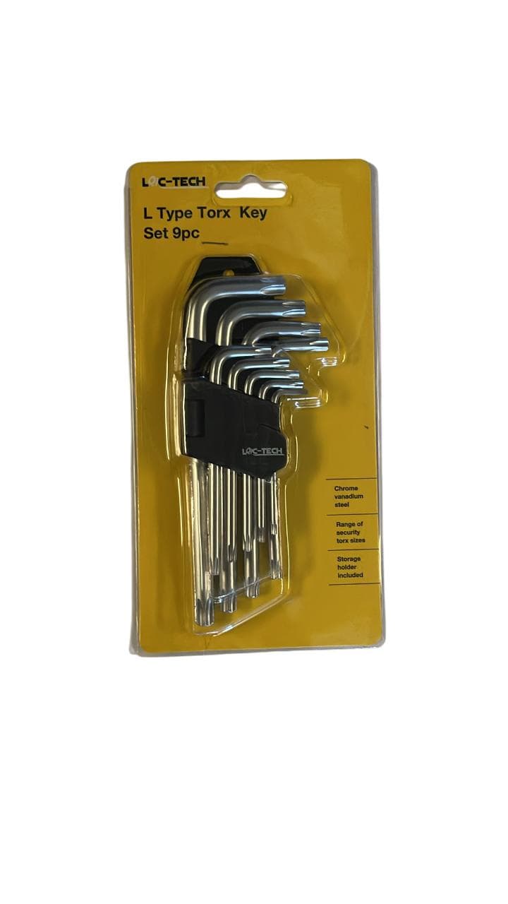 Loc-tech 9pc L Type Torx Key Set