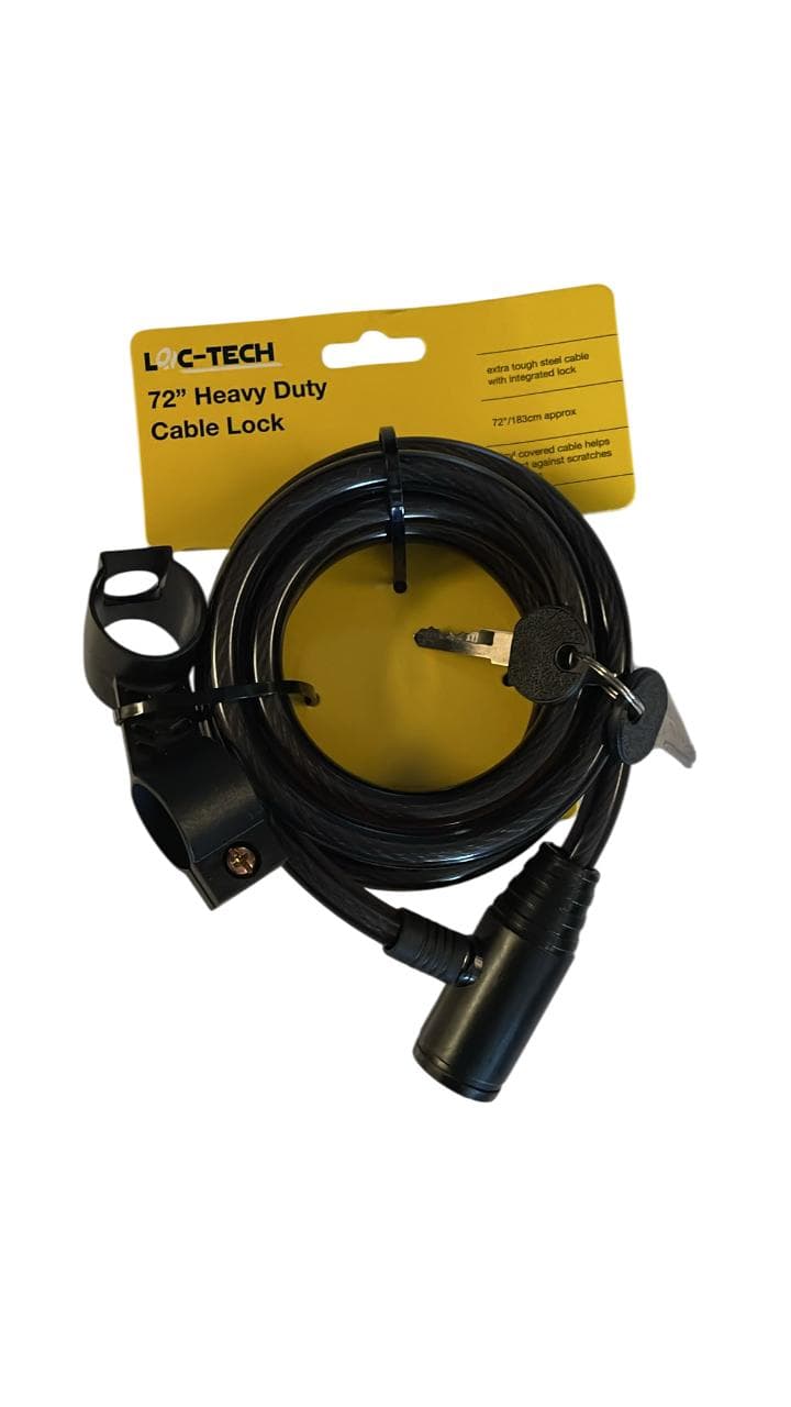 Loc-tech 72" Heavy Duty Cable Lock