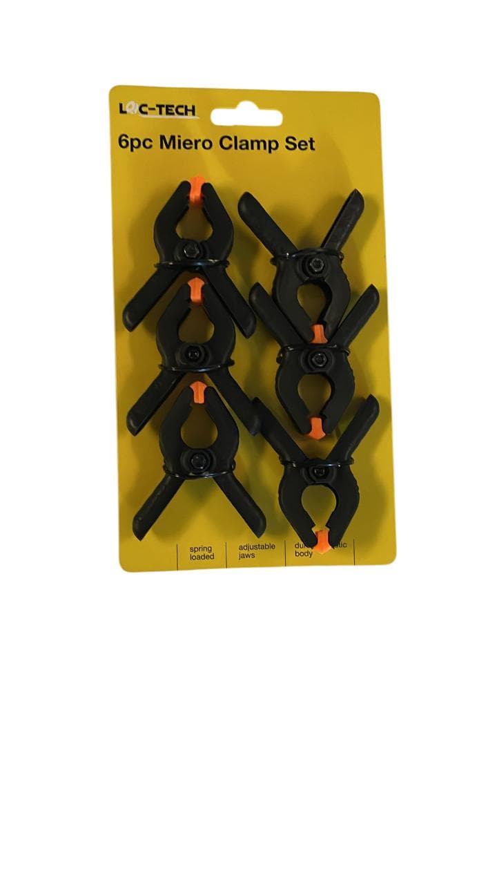 Loc-tech 6pc Micro Clamp Set