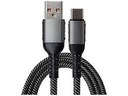 Lumi Charging Cable USB A to C USB2.0, 5V3.1A 15W, Braided, 1Mtr 2