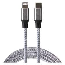 Lumi Charging Cable C to Lightening , USB2.0, 9V2A 18W,Braided, 1Mt. 2