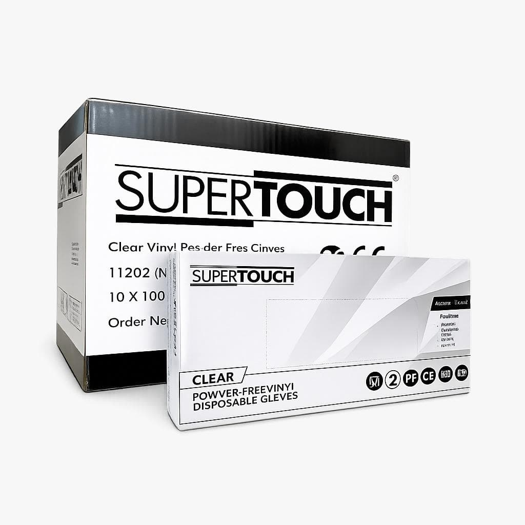 Supertouch Vinyl Clear P/F Large - 10x100