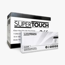 Supertouch Vinyl Clear P/F Large - 10x100 2