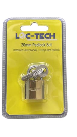 Loc-tech 20mm Padlock Set 2