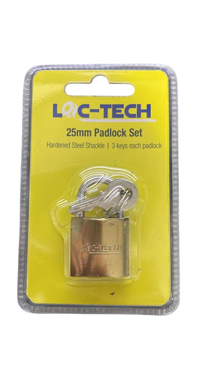 Loc-tech 25mm Padlock Set 
