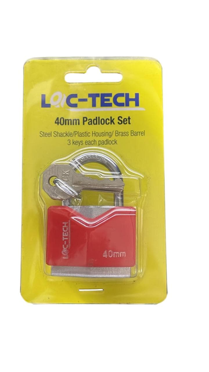 Loc-tech 40mm Padlock Set with housing