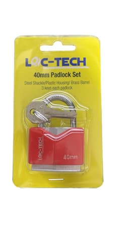 Loc-tech 40mm Padlock Set with housing 2