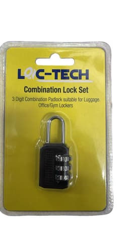 Loc-tech3 digit combination lock 2