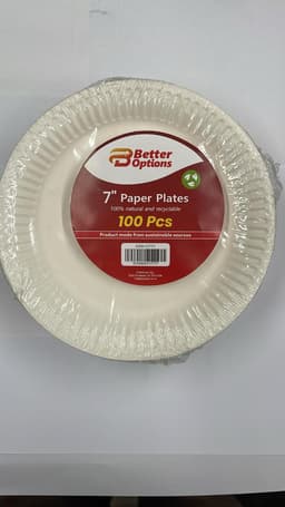 Better Options 7" Paper Plates 100pk 2