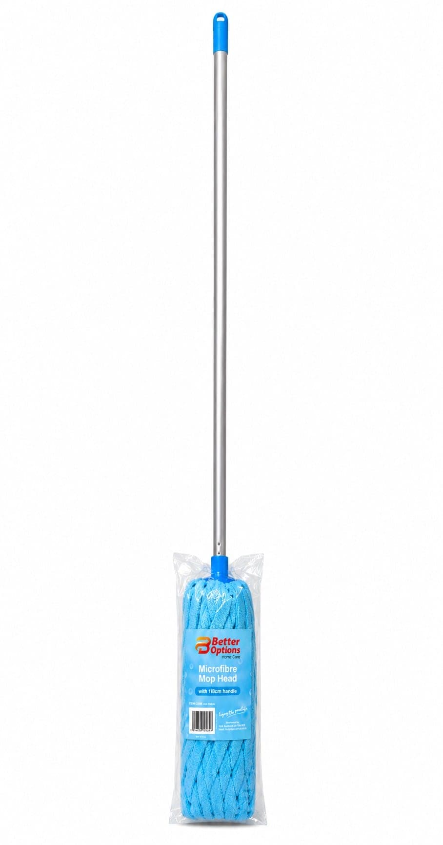 Better Options MICROFIBER MOP HEAD WITH 118CM HANDLE