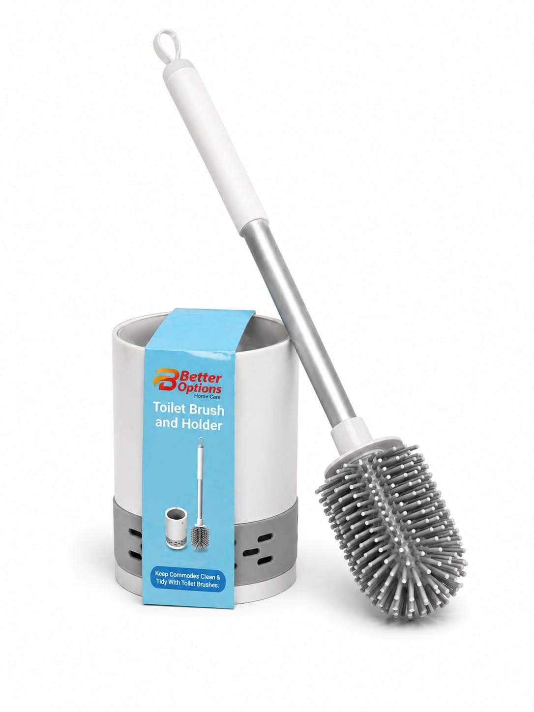 Better Options Silicone TOILET BRUSH AND HOLDER