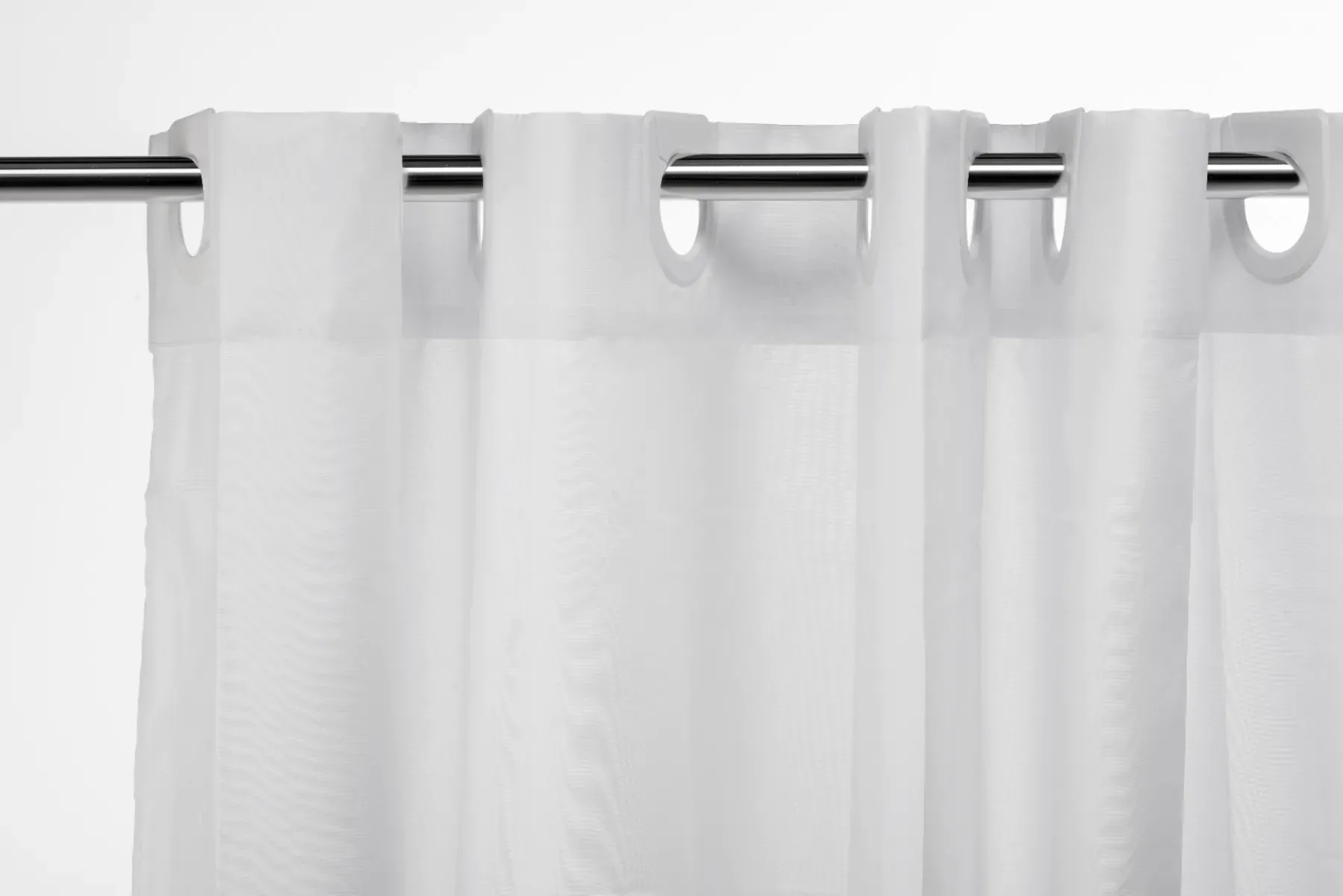 Croydex Textile Curtains - White image
