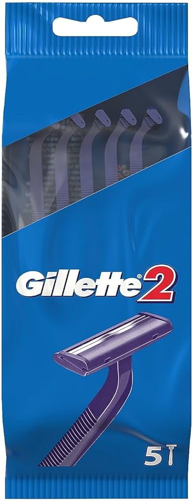 Gillette Twin Disposable Razors 5pk image