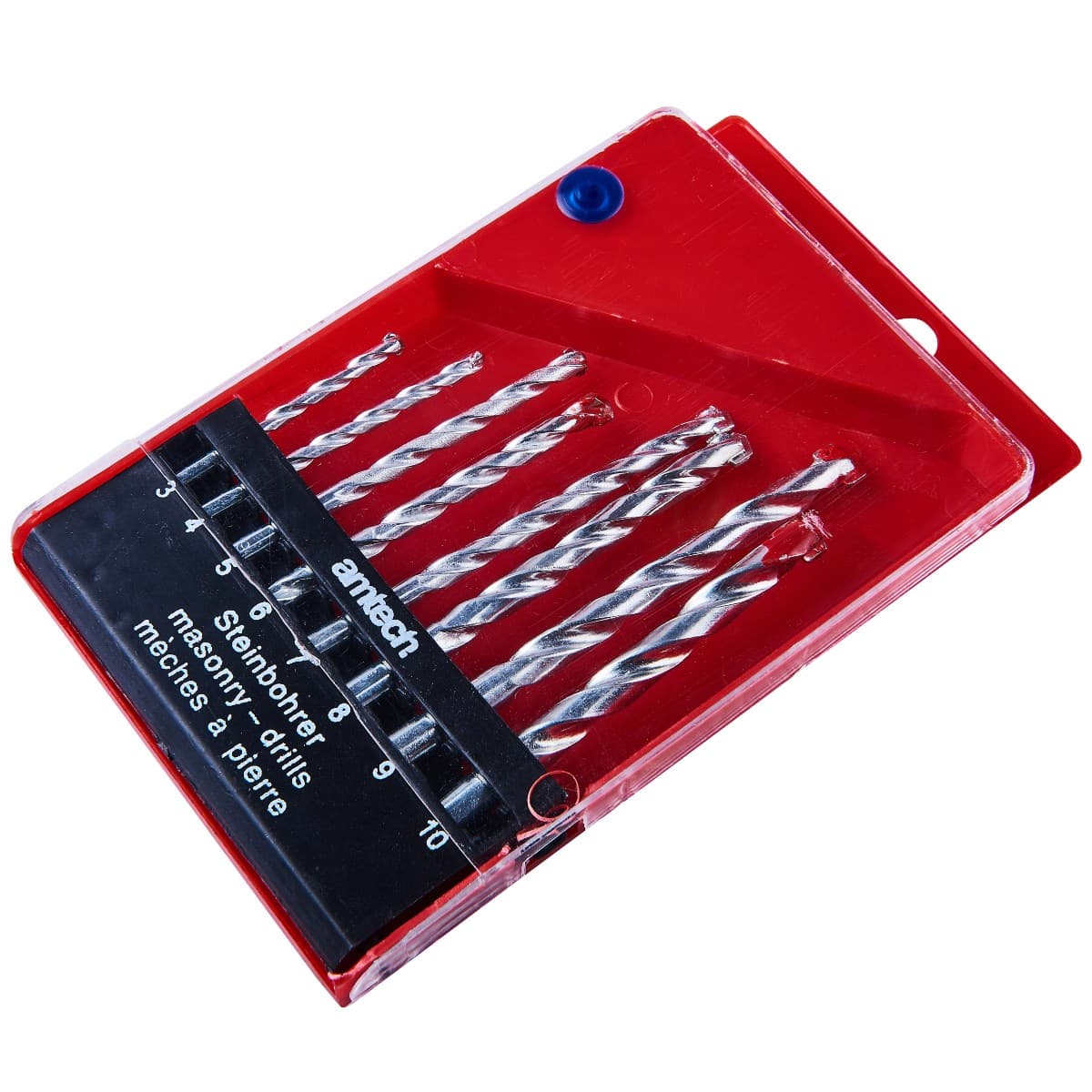 Am-Tech Masonary Drill Bit Set 8pc F1750