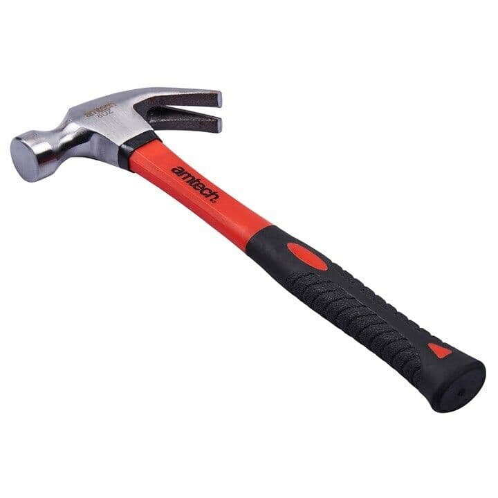 Am-Tech 8oz Fibreglass Claw Hammer A0240