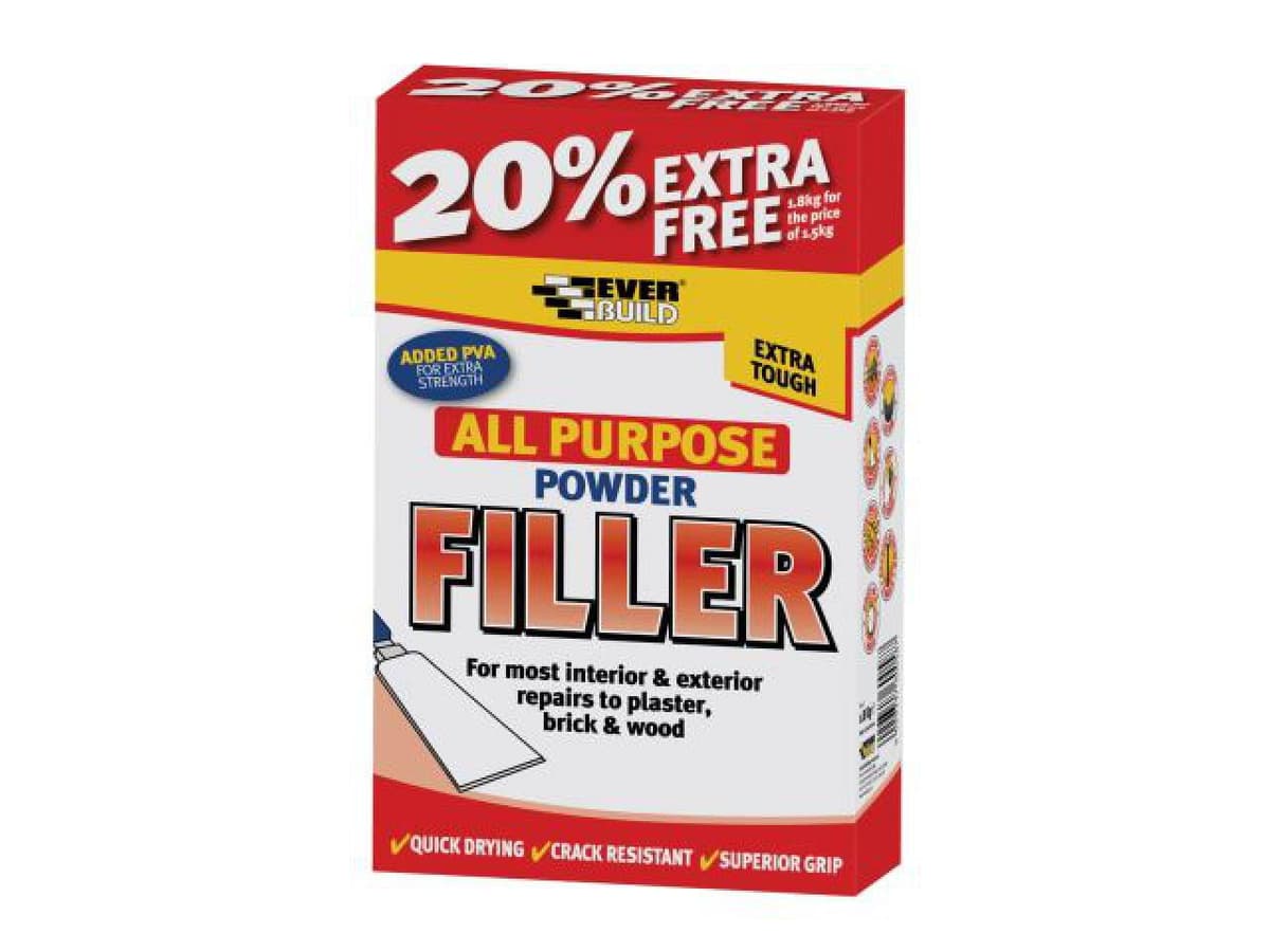 Everbuild All Purpose Powder Filler With 30% Free 450gm