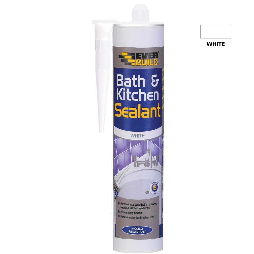 Everbuild  Bath & Kitchen Sealent White C3