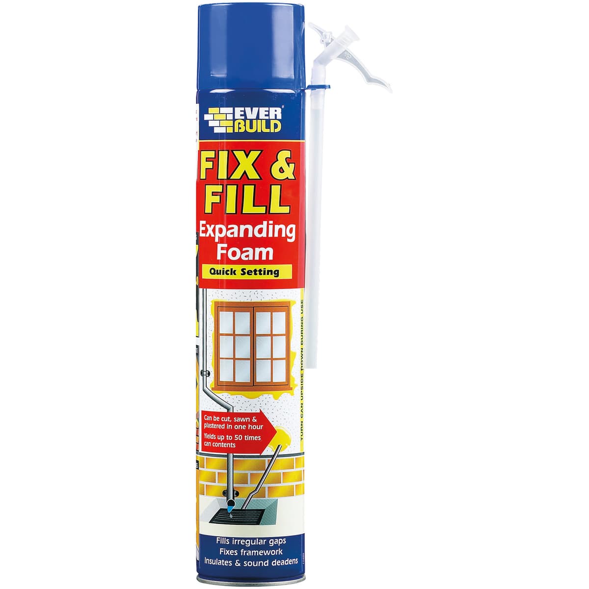 Everbuild  Fix & Fill Expanding Foam 750ml