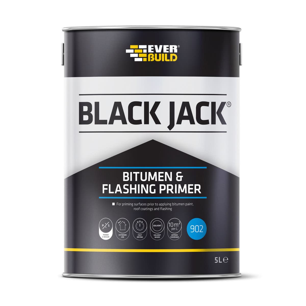 Everbuild  901 Black Bitumen Paint 2.5ltr