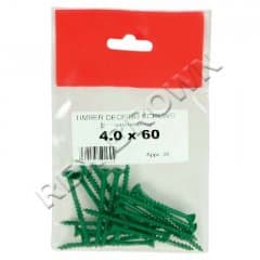 Fastpak Timber Decking Screw 4.0x60mm (1604)