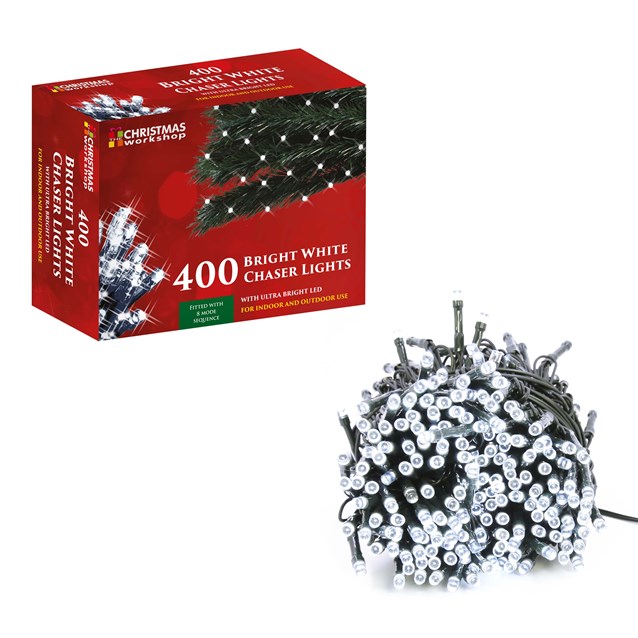 BENROSS 400 LED White Chaser Lights image