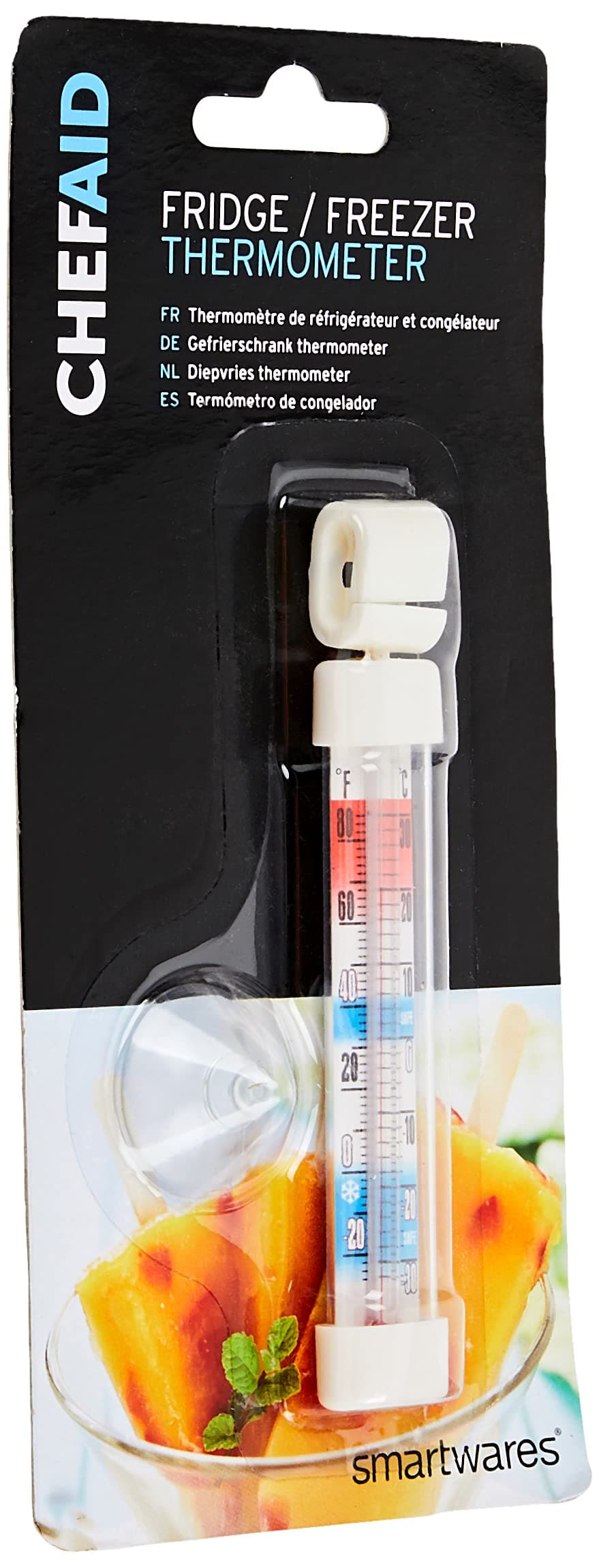 Chef Aid Fridge/Freezer Thermometer Carded