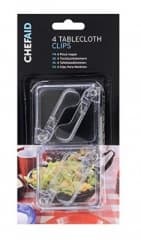 Chef Aid Pk 4 Table Cloth Clips Carded
