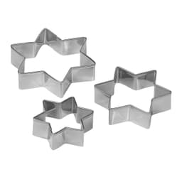 Tala Plain Star Cutters Set Of 3 S/S 1