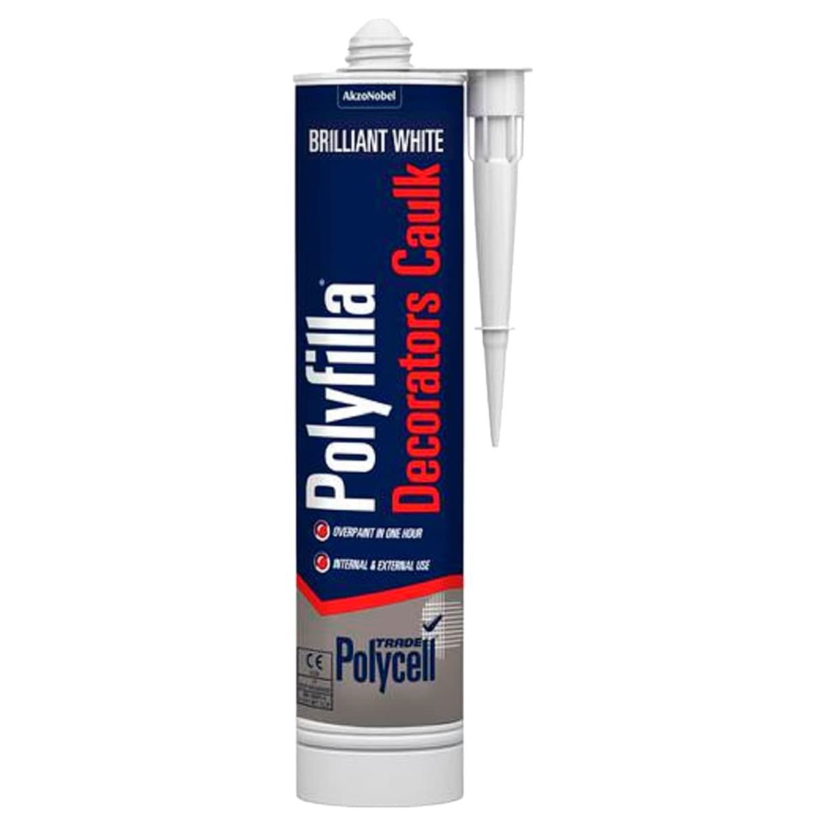 Polycell Trade Decorated Caulk White 380ml (Trade Size)